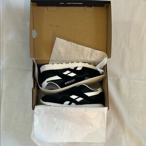 Reebok Black and White Sneakers